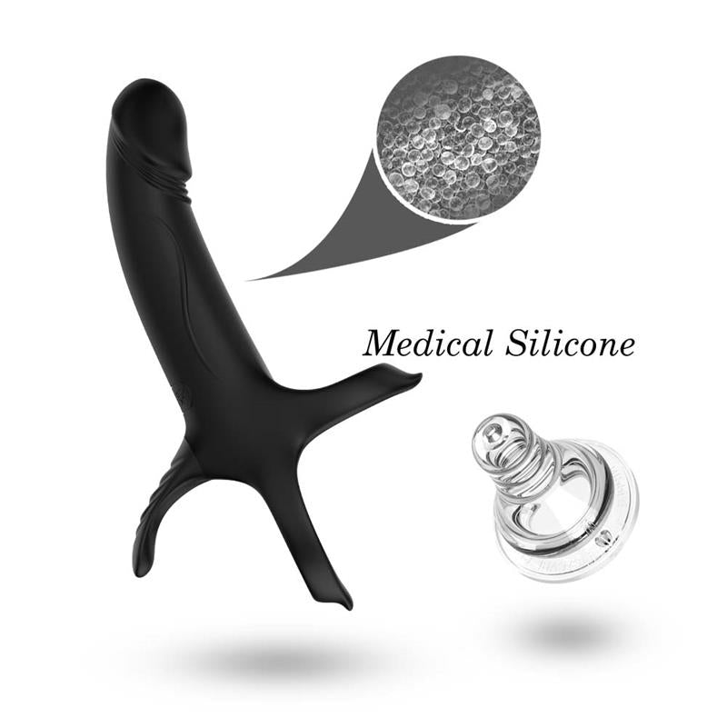 URBAN SKY - DILDO PARA PENETRACIÓN DOBLE CON VIBRACIÓN