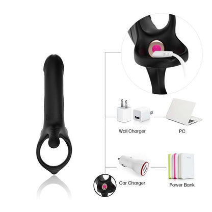URBAN SKY - DILDO PARA PENETRACIÓN DOBLE CON VIBRACIÓN