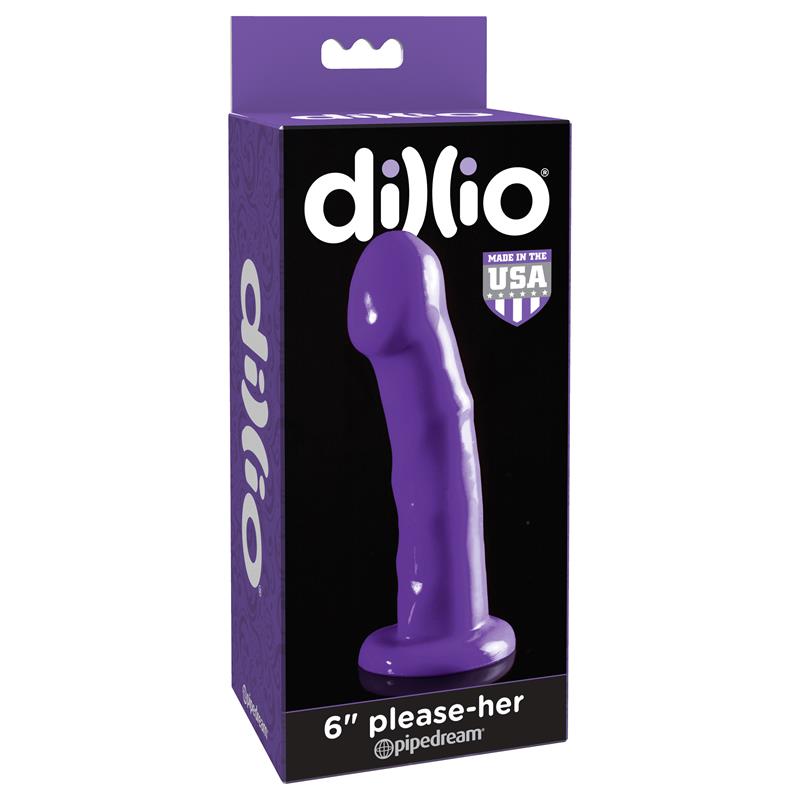 DILLIO - DILDO PLEASE HER 16,5 CM PÚRPURA