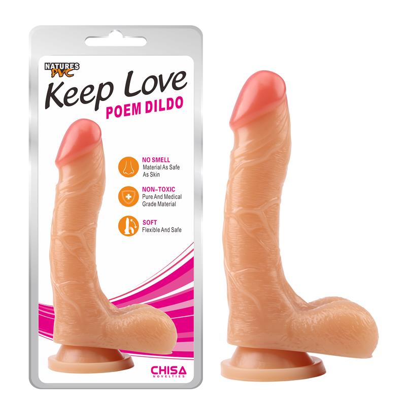 CHISA - DILDO POEM 21 X 4 CM NATURAL