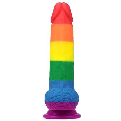 LOVETOY - DILDO PRIDER 7.5 SILICONA LÍQUIDA LGBT