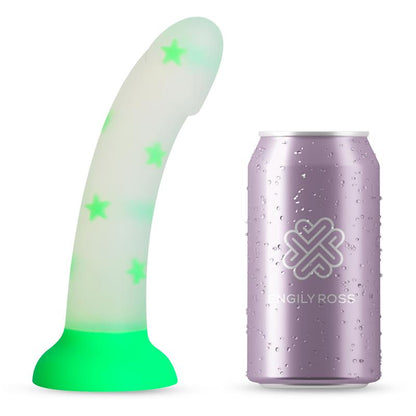 DILDOX BY ENGILY ROSS - DILDO QUE BRILLA EN LA OSCURIDAD CONFETTI STAR 17 CM