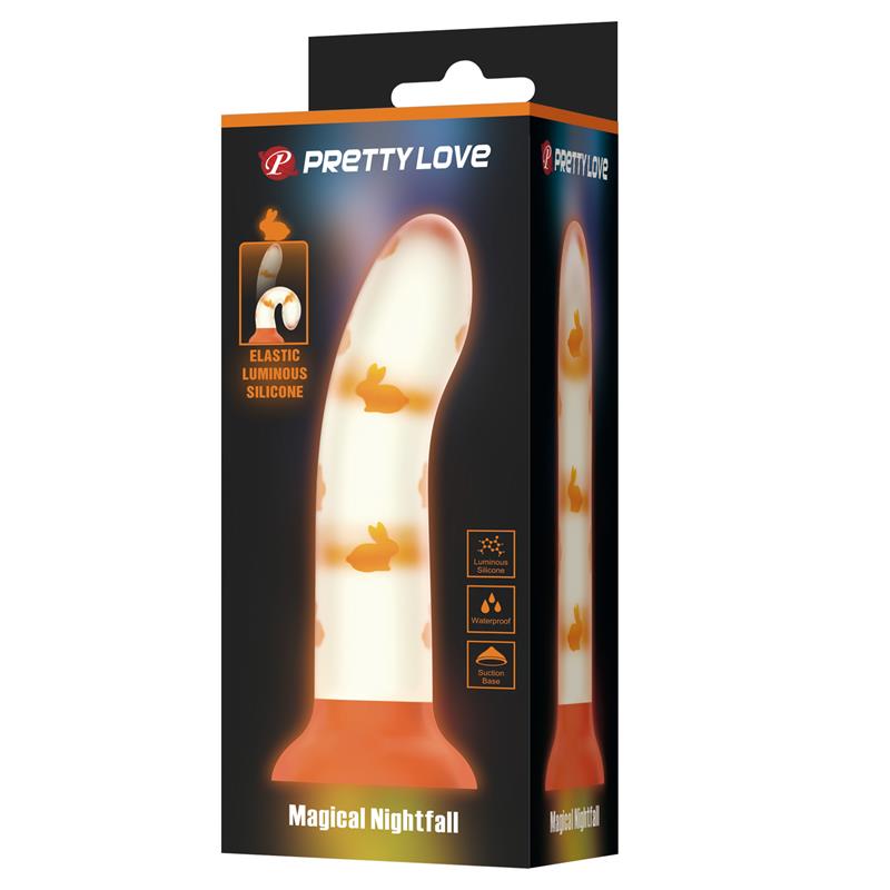 PRETTYLOVE - DILDO QUE BRILLA EN LA OSCURIDAD MAGICAL NIGHTFALL