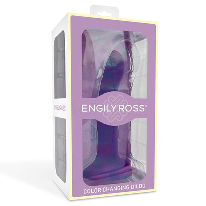 DILDOX BY ENGILY ROSS - DILDO QUE CAMBIA DE COLOR DE PÚRPURA A ROSA TALLA M 17 CM