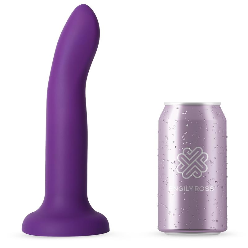 DILDOX BY ENGILY ROSS - DILDO QUE CAMBIA DE COLOR PÚPURA A ROSA TALLA L 21 CM