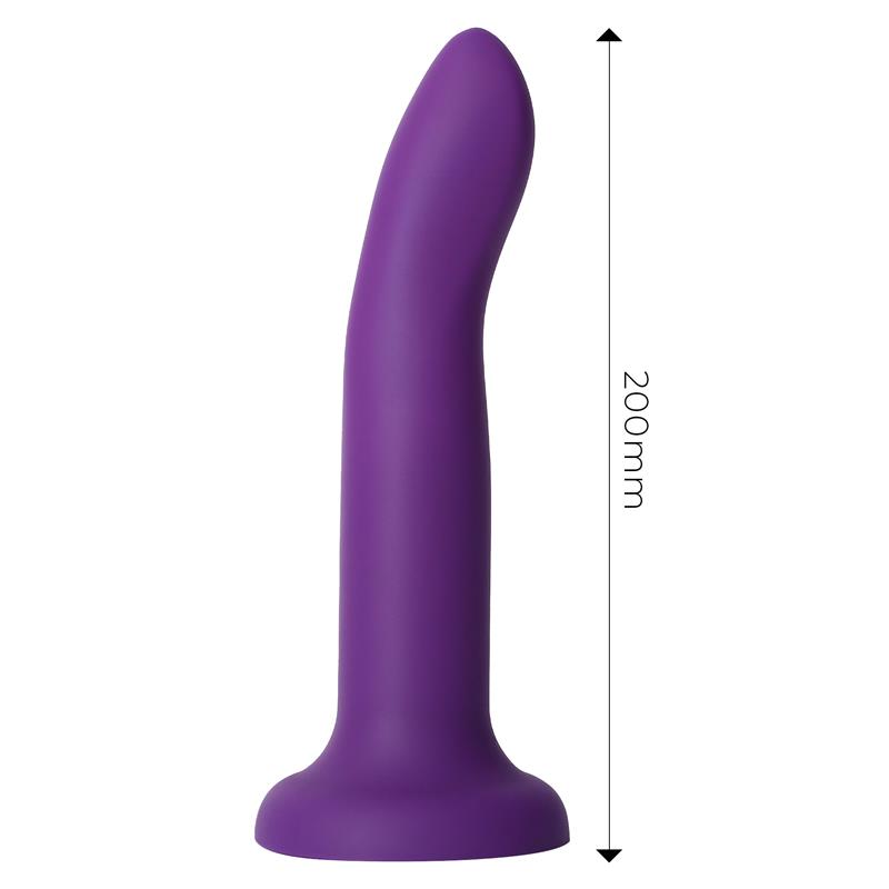 DILDOX BY ENGILY ROSS - DILDO QUE CAMBIA DE COLOR PÚPURA A ROSA TALLA L 21 CM