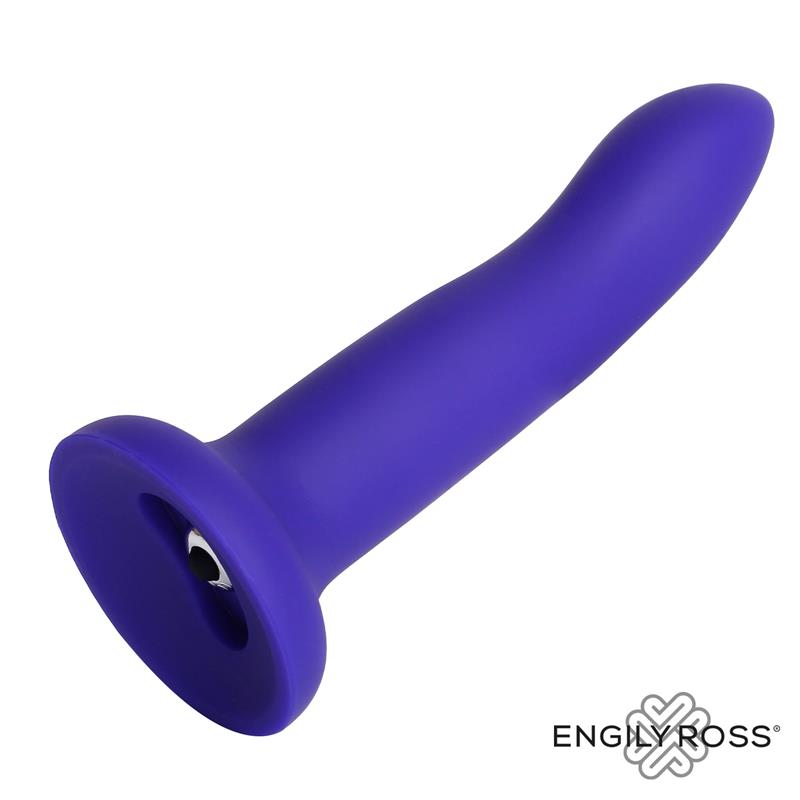 DILDOX BY ENGILY ROSS - DILDO QUE CAMBIA DE COLOR PÚRPURA A ROSA TALLA S 14 CM