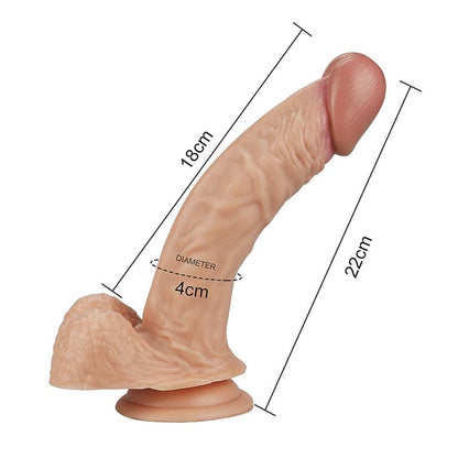 LOVETOY - DILDO REAL EXTREME 8.5 NATURAL