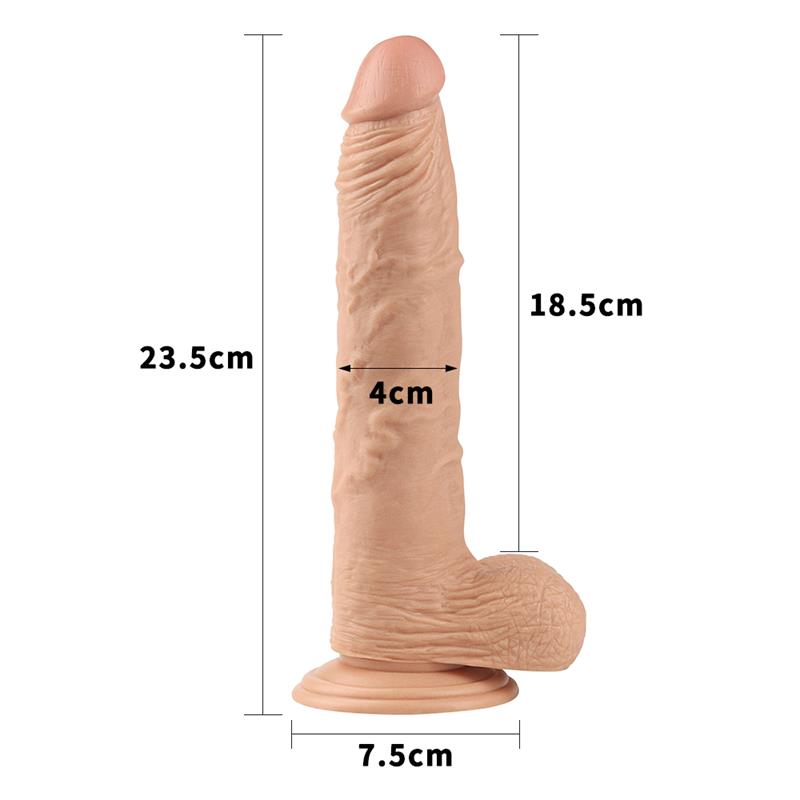 LOVETOY - DILDO REAL EXTREME 9.5 NATURAL