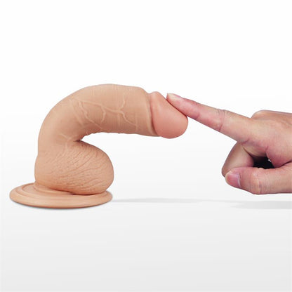 LOVETOY - DILDO REAL EXTREME CON VIBRACIÓN 7 NATURAL