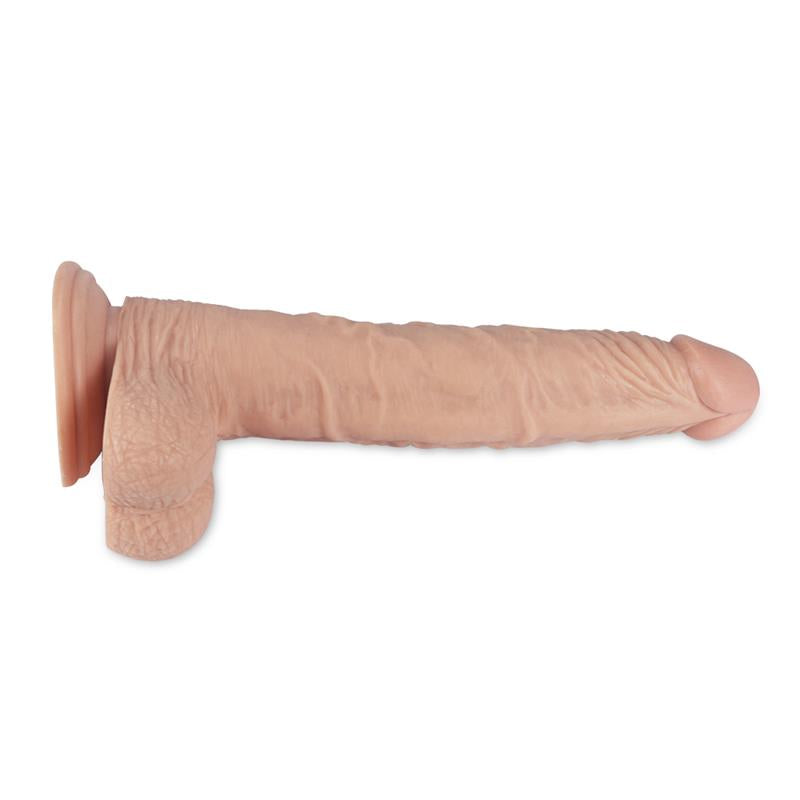 LOVETOY - DILDO REAL EXTREME CON VIBRACIÓN 9.5 NATURAL