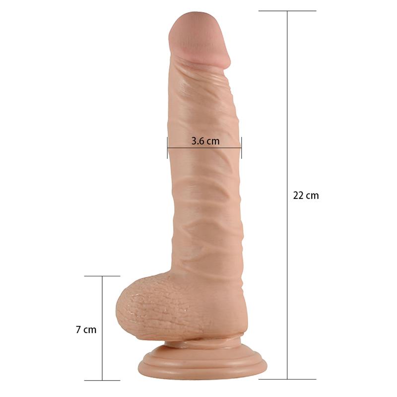 LOVETOY - DILDO REAL EXTREME REALISTA 8.5 NATURAL