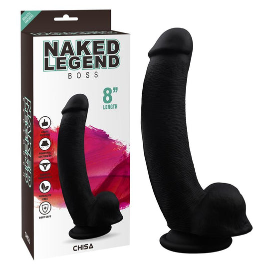 CHISA - DILDO REALISTA BOSS COLOR NEGRO 8