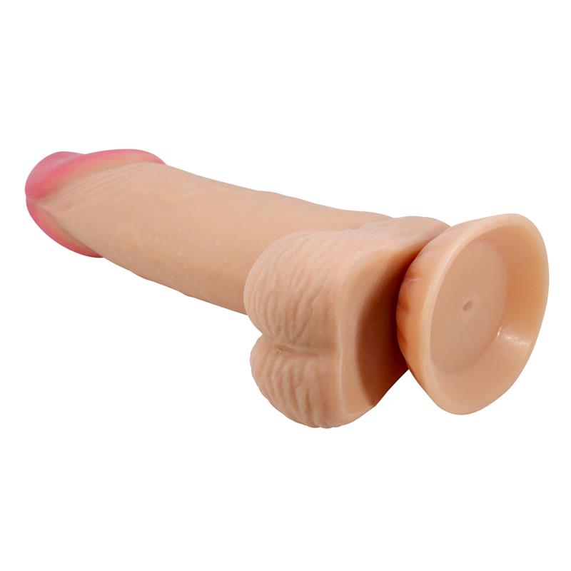 BAILE - DILDO REALISTA CON PIEL DESLIZANTE RETRACTIL 19.4 CM