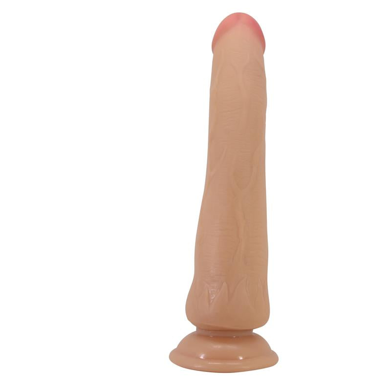 PRETTYLOVE - DILDO REALISTA CON PIEL DESLIZANTE RETRACTIL 25 CM