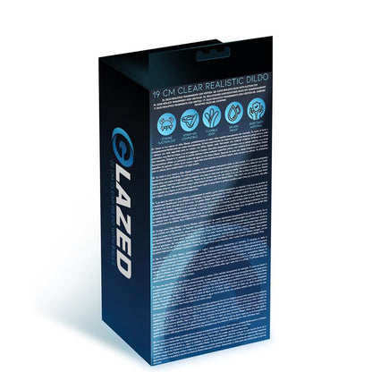 GLAZED - DILDO REALISTA MATERIAL CRISTALINO 19 CM