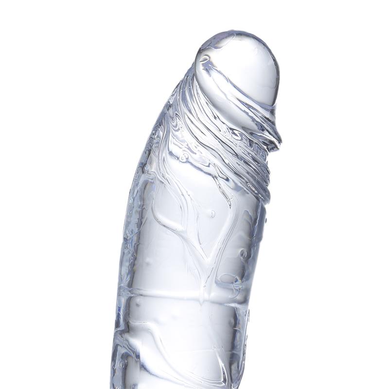 GLAZED - DILDO REALISTA MATERIAL CRISTALINO 21,5 CM