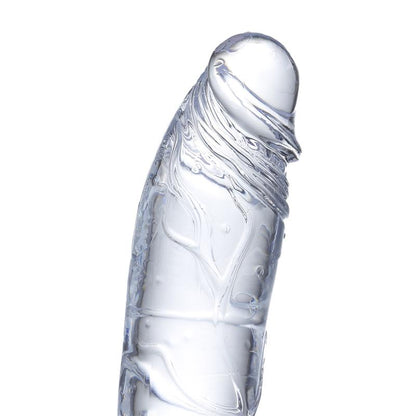 GLAZED - DILDO REALISTA MATERIAL CRISTALINO 21,5 CM