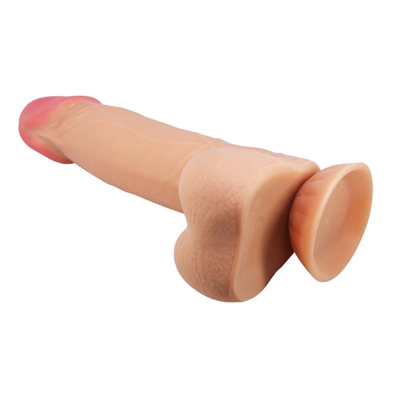 BAILE - DILDO REALISTA PIEL DESLIZANTE RETRACTIL 21.8 CM