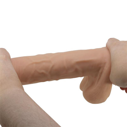 BAILE - DILDO REALISTA PIEL DESLIZANTE RETRACTIL 26 CM