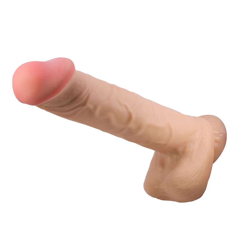 BAILE - DILDO REALISTA PIEL DESLIZANTE RETRACTIL 26 CM