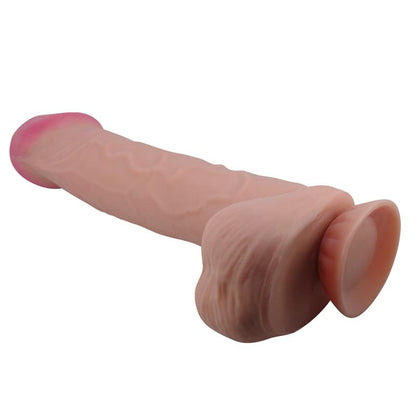 BAILE - DILDO REALISTA PIEL DESLIZANTE RETRACTIL 26 CM