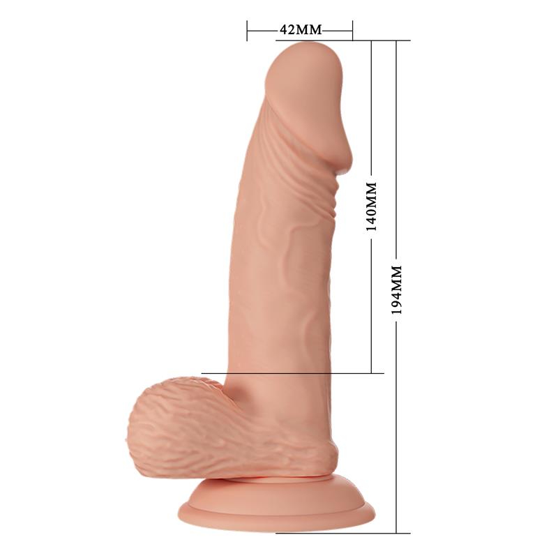 BAILE - DILDO REALISTA ZEBULON 7.6