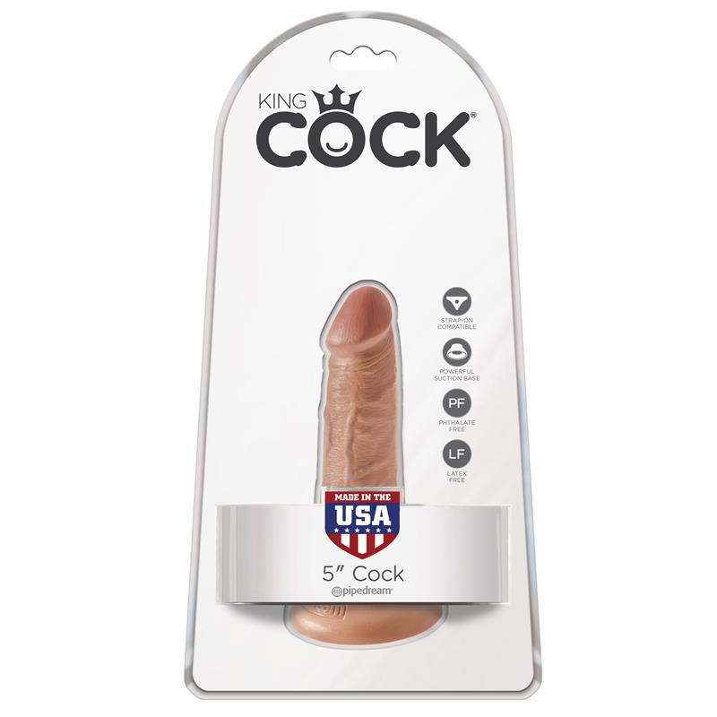 KING COCK - DILDO REASLISTA 5 BRONCEADO