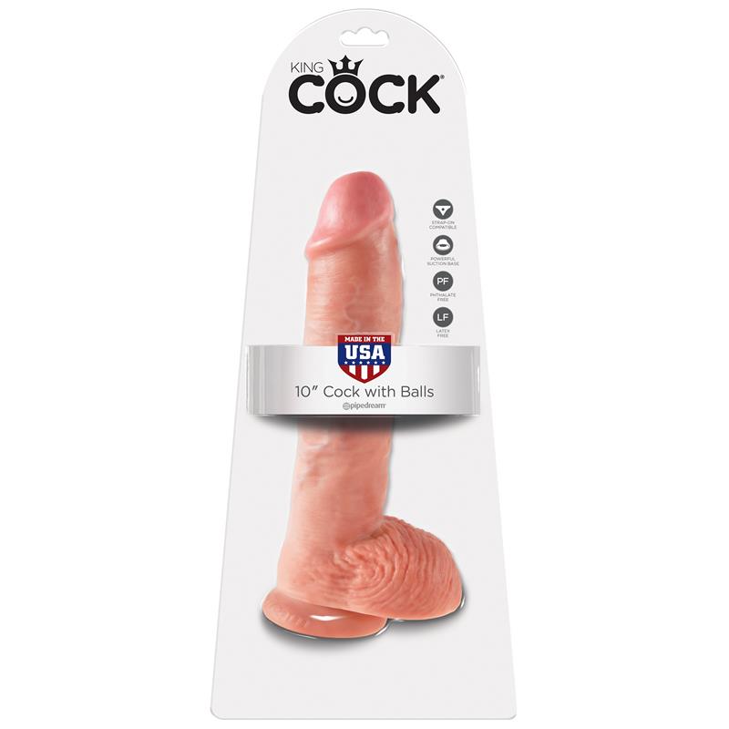 KING COCK - DILDO REASLISTA CON TESTÍCULOS 10