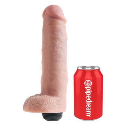 KING COCK - DILDO REASLISTA CON TESTÍCULOS CON EYACULACIÓN 10