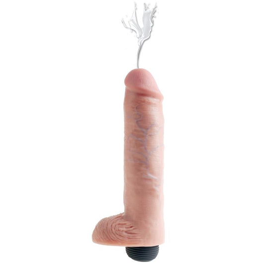 KING COCK - DILDO REASLISTA CON TESTÍCULOS CON EYACULACIÓN 10