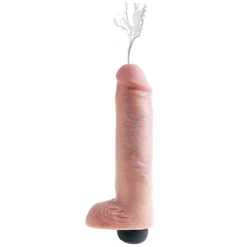 KING COCK - DILDO REASLISTA CON TESTÍCULOS CON EYACULACIÓN 10
