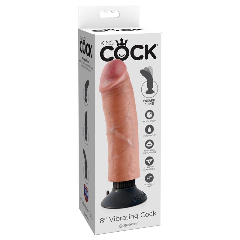 KING COCK - DILDO REASLISTA CON VIBRACIÓN 8