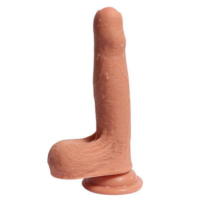 SHEQU - DILDO SILICONA DOBLE DENSIDAD AZAZEL 18 CM