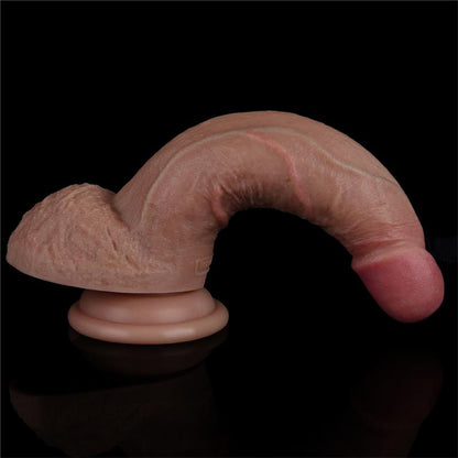 LOVETOY - DILDO SILICONA DUAL LAYER 7