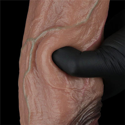 LOVETOY - DILDO SILICONA DUAL LAYERED XXL 11