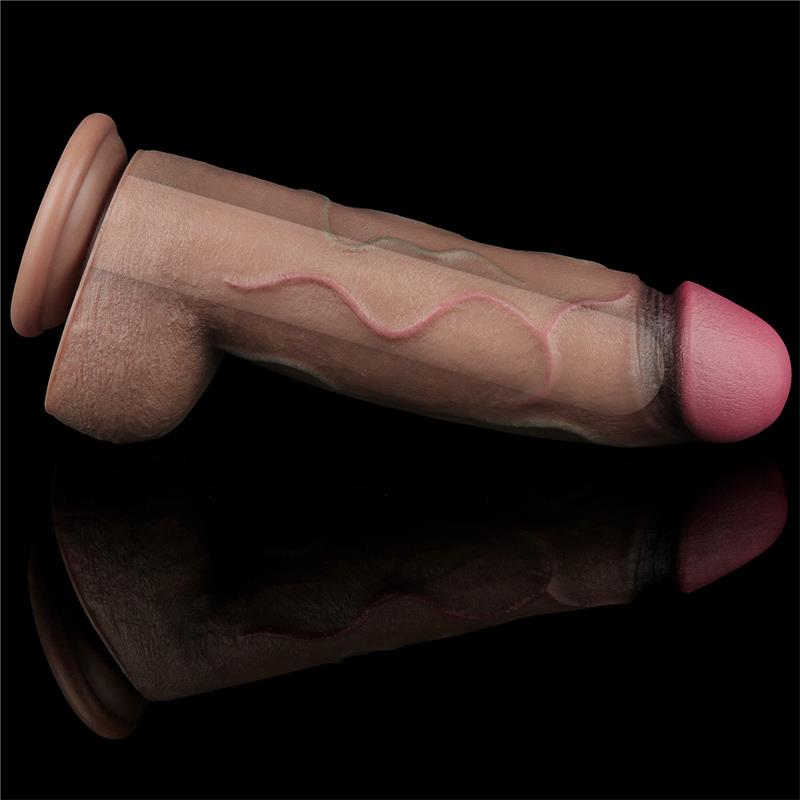 LOVETOY - DILDO SILICONA DUAL LAYERED XXL 12