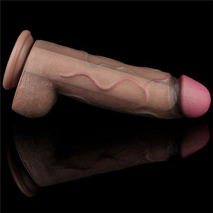LOVETOY - DILDO SILICONA DUAL LAYERED XXL 12