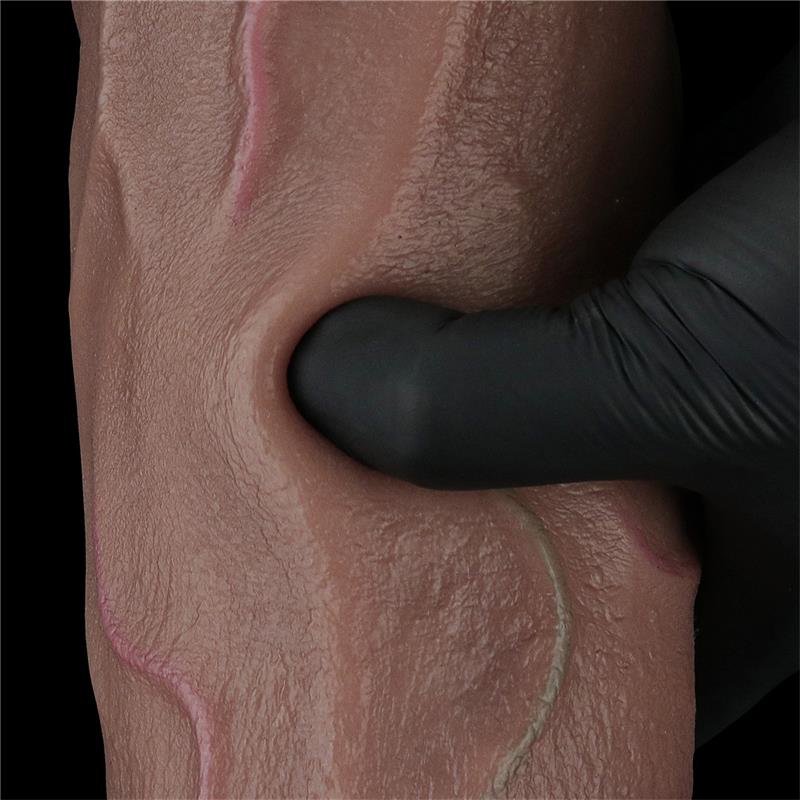 LOVETOY - DILDO SILICONA DUAL LAYERED XXL 12
