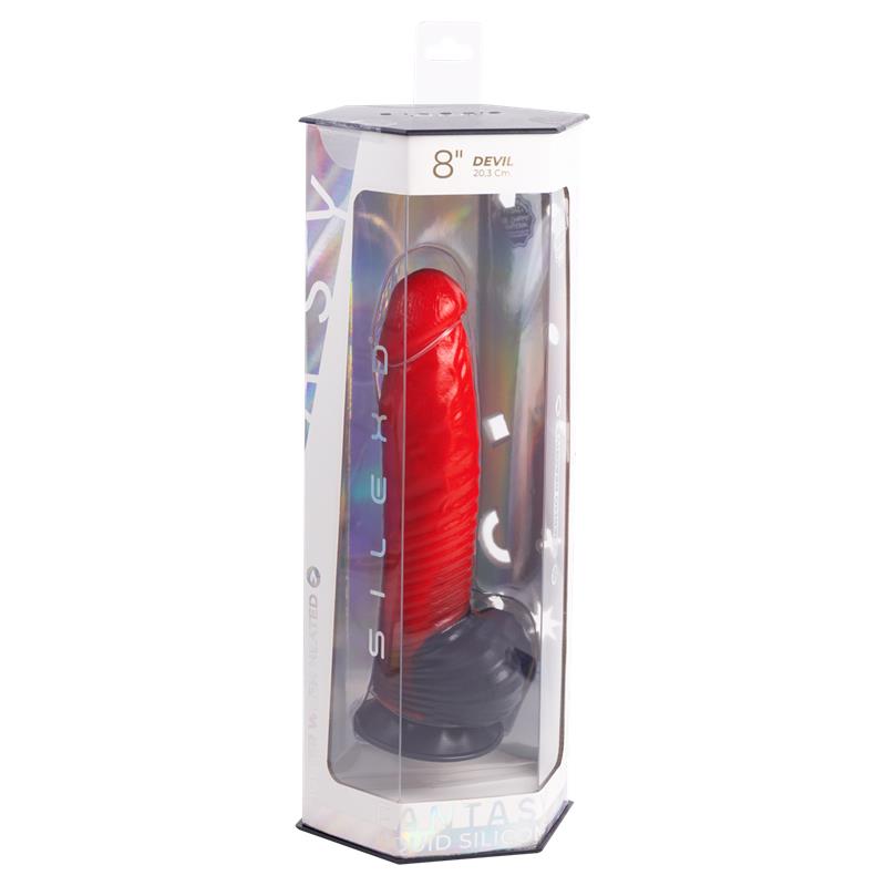 SILEXD - DILDO SILICONA LIQUIDA DEVIL RED 8