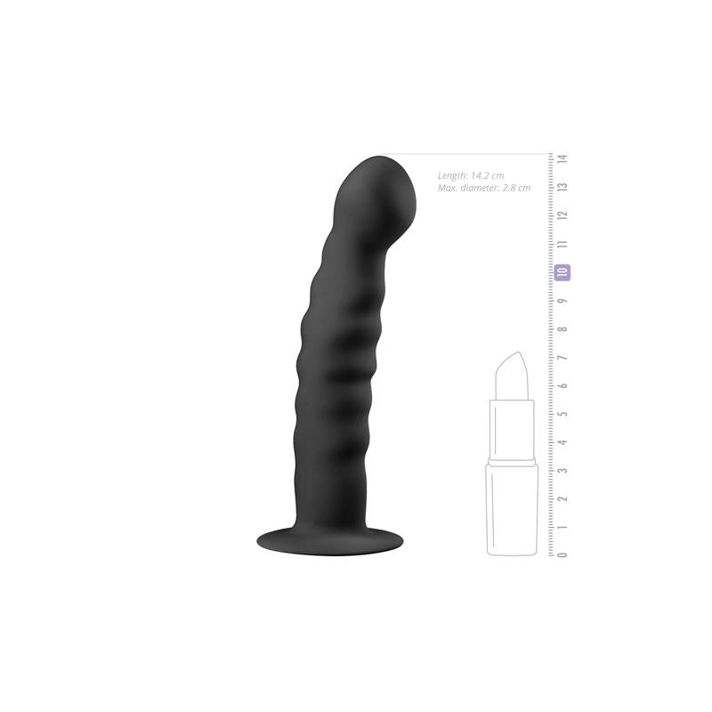EASYTOYS - DILDO SILICONA  - NEGRO