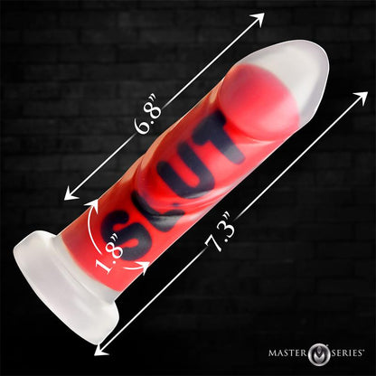 MASTER SERIES - DILDO SLUT SILICONA