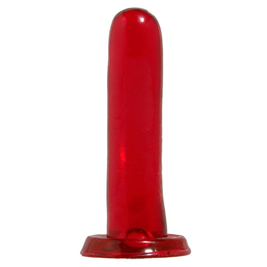 BASIX RUBBER WORKS - DILDO SMOOTHY 14 CM ROJO