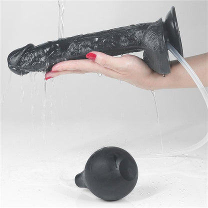 LOVETOY - DILDO SQUIRTING 11 NEGRO