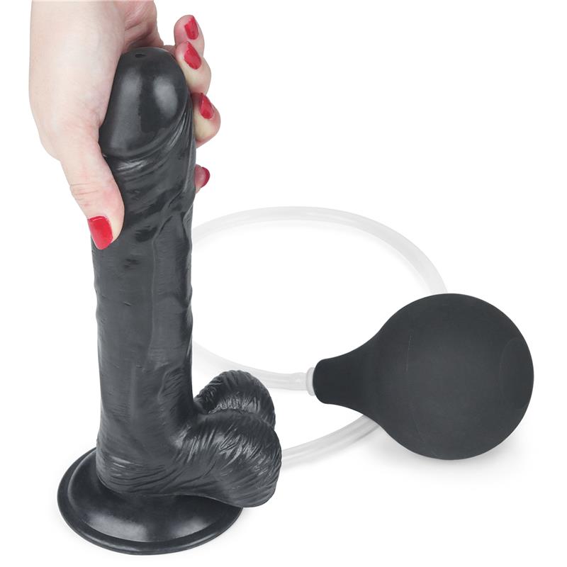 LOVETOY - DILDO SQUIRTING 9 NEGRO