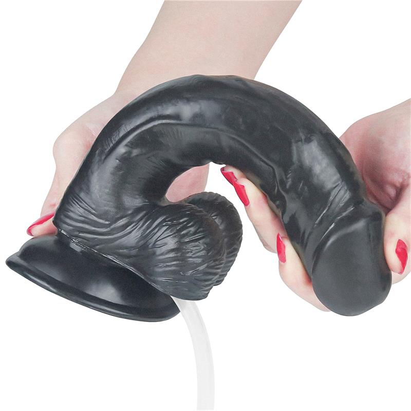 LOVETOY - DILDO SQUIRTING 9 NEGRO