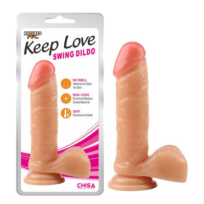 CHISA - DILDO SWING 20 X 4.1 CM NATURAL