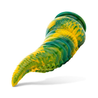 MYTHICAL MATES - DILDO TENTACLE DELIGHT VERDE Y AMARILLO 22.4 CM - 8.8