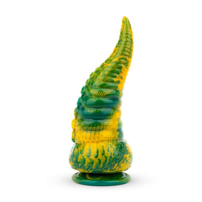 MYTHICAL MATES - DILDO TENTACLE DELIGHT VERDE Y AMARILLO 22.4 CM - 8.8