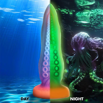 CREATURE COCKS - DILDO TENTÁCULO BRILLA EN LA OSCURIDAD